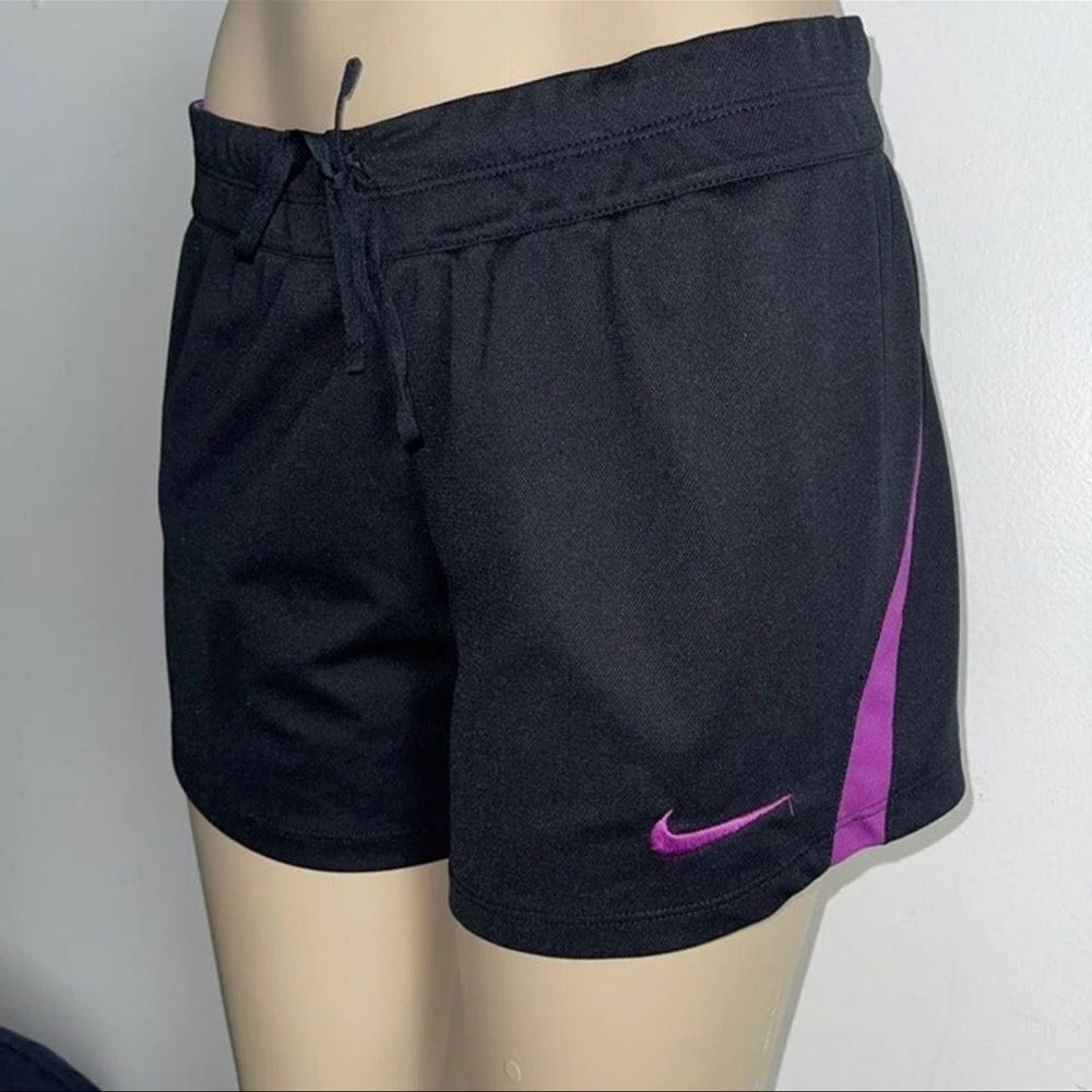 Nike Women's Violet Dri-Fit Running Shorts - Picture 6 of 12
